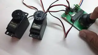 Joystick Controlled 2 X RC Servo-Arduino Compatible