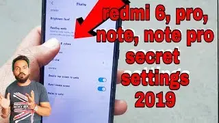 redmi 6 secret settings, amazing settings 2019
