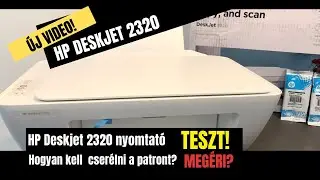 HP deskjet 2320 patron cseréje #nyomtató #toner #kellékanyag #patron #besttoner