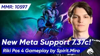 🐀 Mira NEW META RIKI SUPPORT 7.37c | Dota 2 Pro Gameplay