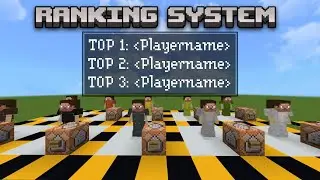 Leaderboard Command Block Tutorial in Minecraft Bedrock