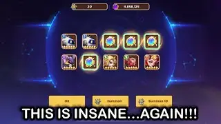 THIS IS INSANE!!!😱😱😱 200 Cores of trancendence  |  Idle Heroes