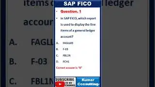 SAP S/4 HANA FI Exam Questions // SAP FICO Certification Question 