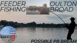 Feeder fishing Oulton Broad.