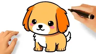 COMO DESENHAR UM CACHORRINHO FOFO 🐶