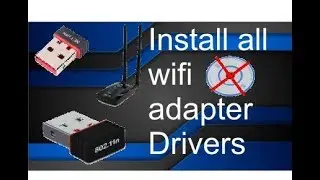 How To Install Drivers On Wifi Adapter Without Cd || Wifi Adapter Driver Installation Without CD