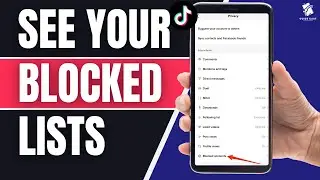 How To See Blocked List On TikTok