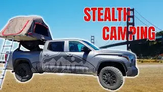 TRUCK CAMPING Under The GOLDEN GATE Bridge!