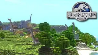 จะเกิดอะไรขึ้น!! ถ้าโลกมายคราฟมีไดโนเสาร์ - JurassiCraft