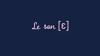 Dictée O11 : le son [ɛ]