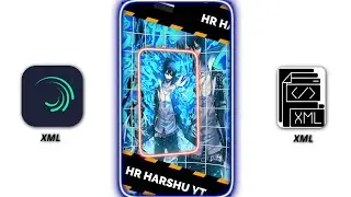 NEW 3D TREND Xml Present [ Alight Motion ] ||@HR HARSHU YT || Download xml file link in Discription👇