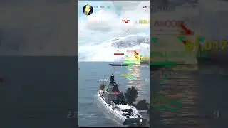 USS Massachusetts Vs Rf Shtorm, Modern Warships #shorts #modernwarships