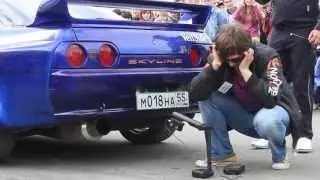 Автобитвы-Омск 25.05.2013 Nissan Skyline r32