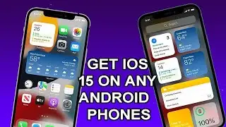 Get iOS 15 On Any ANDROID PHONE | How to Install IOS 15 ON ANDROID DEVICE WITH WIDGETS