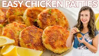 Cheesy Chicken Cakes Recipe - Leftover CHICKEN Recipe