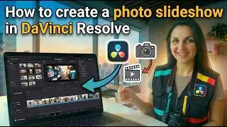 How to create a photo slideshow in Davinci Resolve