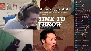 xQc reacts to Forsen throwing in Minecraft again (with chat)