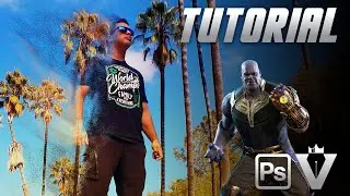 Make a Thanos Snap effect w/ Photoshop