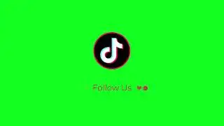 🎵  TikTok Icon Animation | Green Screen (Free to Use)