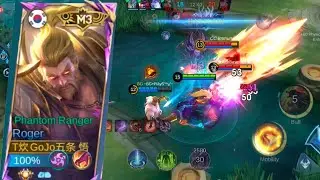 Roger Gameplay | Maniac | Rank Gameplay ~ MLBB