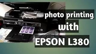 Epson l380 photo printing
