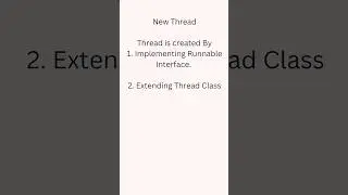 How To Create New Thread | Runnable Interface | Thread Class | Tech IQ Lab 