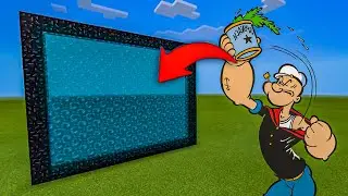 How to Make a PORTAL to POPEYE Dimension in Minecraft