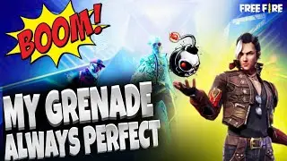 MY GRENADE ALWAYS PERFECT 💀💥 // FREE FIRE MAX