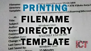 How to Stop Printing Document Properties Summary Page in Microsoft Word #TeachICTPh