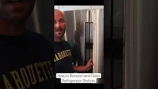 How to Remove and CLEAN Samsung Refrigerator Shelves