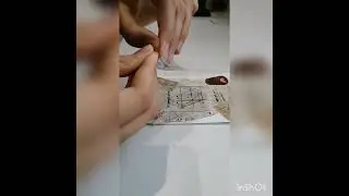 Асмр скрапбукинг. Оформление страницы.