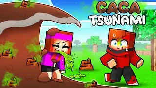 Un TSUNAMI de CACA englouti la ville sur Minecraft !
