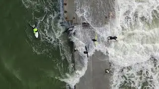 Kitesurfing spot in Odessa. Ukraine