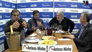 À Mesa Com    Adelino Cunha CEO e fundador da SOLFUT, e Jorge Mendonça, responsável da academia de l