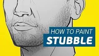 How to Paint STUBBLE, Beards, and 5 O'Clock Shadows (With FREE BRUSHES!)