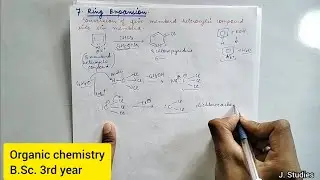 Conversation of Five memeberd heterocyclic compound into Six memeberd (Ring Expansion) #bsc #hpu
