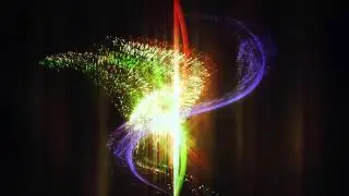 random particle animation preset for audio sync..