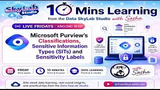 10 Mins Learning From the Data SkyLab Studio - Microsoft Purview Classifications, STIs and Labels