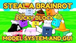 [NEW] Lucky block Model & System GUI | Roblox Studio 