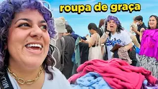 Garimpei Roupas DE GRAÇA na FEIRA DO ROLO de Tóquio! Vc não vai acreditar - Nunca Te Pedi Nada