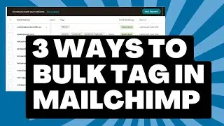 Bulk Tagging in Mailchimp: 3 Easy Ways to Organize Contacts Efficiently