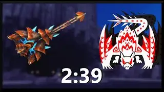 Saying Goodbye to Frontier - Blinking Nargacuga Solo (Magnet Spikes) - 極み駆けるナルガクルガ - 