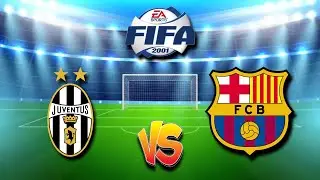 Juventus vs Barcelona | FIFA 2001 Major League Soccer | Sony Playstation | Gameplay HD
