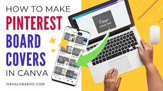 How to Make Pinterest Board Covers in Canva (2024 Size)