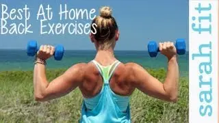 Top 3 at Home Back Exercises For Women | WORKOUT