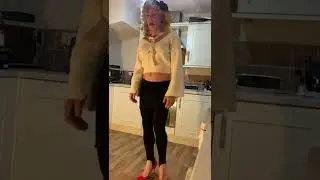 Crossdresser shoe try on