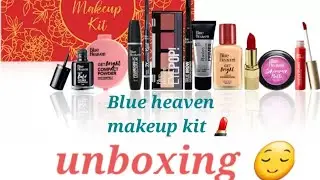 Blue heaven makeup 💄 kit unboxing😊 on 337 😱 #durgapujaspecial