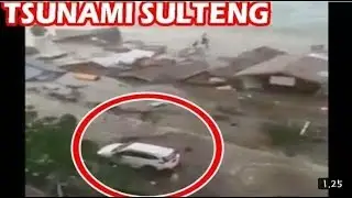 Detik-detik terjadi nya gempa 7,7.dan tsunami di sulawesi tengah