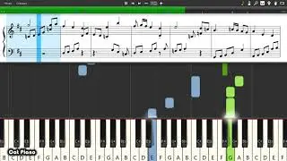 Genshin Impact Main Theme - The Wind and the Star Traveler - Piano tutorial and cover Sheets + MIDI