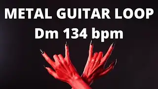 Royalty free heavy metal guitar loop
